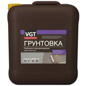 Грунтовка глубокого проникновения VGT ВД-АК-0301 для внутренних работ 5 кг