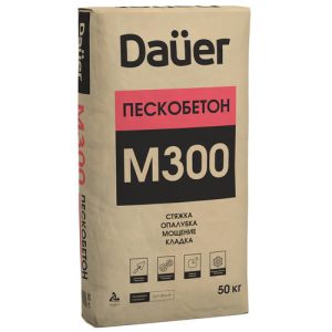 Сухая смесь Dauer М-300 Пескобетон 50 кг