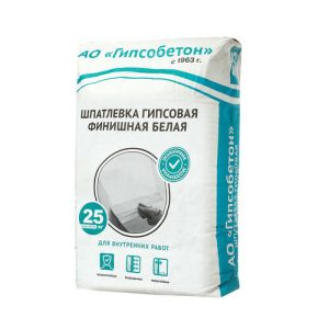 Шпаклевка гипсовая ВидАрт Финиш Гипс белый 25кг