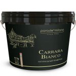 Штукатурка декоративная Parade Carrara Bianco с эффектом камня травертин 10 л