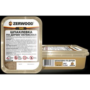 Шпаклевка по дереву ZERWOOD SHD дуб (0,3кг)