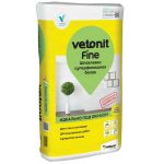 Шпатлевка суперфинишная Vetonit Fine белая 25 кг