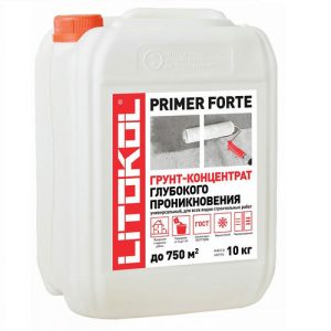 Грунт-концентрат глубокого проникновения Litokol Primer Forte 10 кг