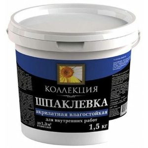 Шпаклевка коллекция акрилатная влагостойкая 1,5кг Ижсинтез