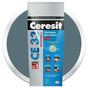 Затирка цементная для узких швов Ceresit СЕ33 Comfort темно-синяя 2 кг