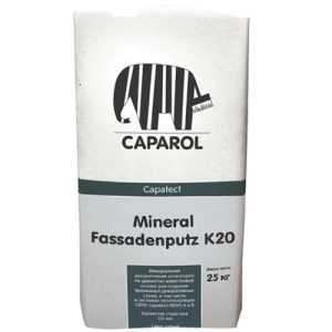 Штукатурка минеральная декоративная Caparol Capatect Mineral Fassadenputz K20 941896 камешковая 25 кг