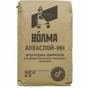 Штукатурка цементная Волма Акваслой МН 25 кг