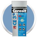 Затирка цементная для узких швов Ceresit СЕ33 Comfort голубая 2 кг