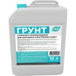 Грунтовка акриловая глубокого проникновения Грида Эко морозостойкая 10 л