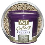 Штукатурка с эффектом камня VGT Gallery №5 гранит среднезернистая 6 кг