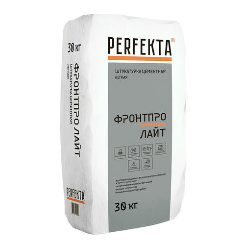 Штукатурка цементная легкая Perfekta Фронтпро Лайт МН 30 кг