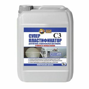 Суперпластификатор Оптилюкс для бетонов и строительных растворов 6кг/5л канистра П/Э