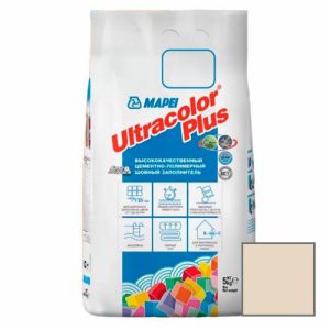 Затирка цементная Mapei Ultracolor Plus 130 жасмин 5 кг