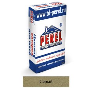 Затирка цементная Perel RL 0410 серая 25кг
