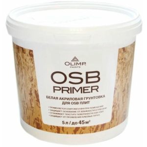 Грунтовка Olimp акриловая для OSB-плит 5л