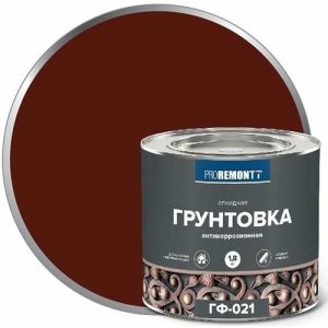 Грунт антикоррозионный ГФ-021 PROREMONTT красно-коричневый (1,8кг)