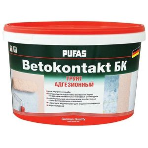 Грунтовка для повышения адгезии Pufas Betokontakt БК 26 кг/19,95 л