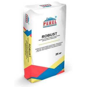 Штукатурка известково-цементная Perel 0515 Robust серый 25кг