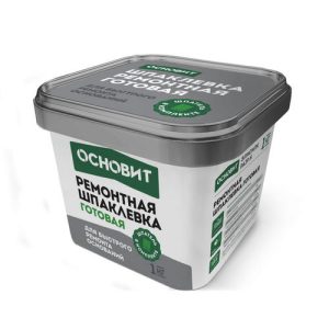 Шпаклевка армированная для ремонтных работ Основит Элисилк РА39 H 1 кг