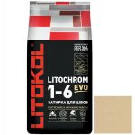 Затирка цементная для швов Litokol Litochrom 1-6 Evo LE.220 песочная 25 кг