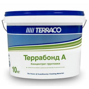 Грунтовка Terraco (Террако) акриловая Terrabond Террабонд А концентрат 10 кг