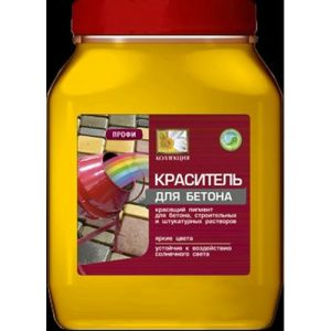 Краситель для бетона Коллекция 0,3кг желтый (банка) ПЭТ