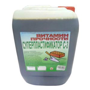 Суперпластификатор для бетона С-3 БС-84 5 л