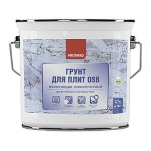 Грунт для плит Osb изолирующий neomid 2.7 кг.