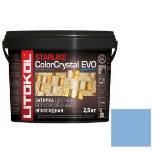 Затирка эпоксидная для швов Litokol ColorCrystal Evo S.820 Azzurro Taormina 2,5 кг