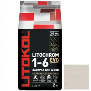 Затирка цементная для швов Litokol Litochrom 1-6 Evo LE.210 Карамель 2 кг