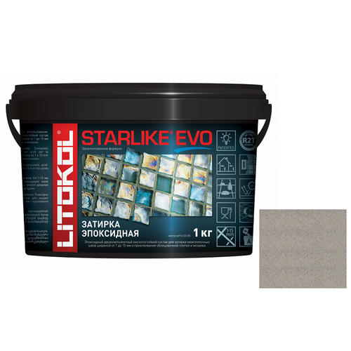 Затирка эпоксидная для швов Litokol Starlike Evo S.215 Tortora 1 кг