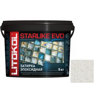 Затирка эпоксидная для швов Litokol Starlike Evo S.102 Bianco Ghiaccio 5 кг
