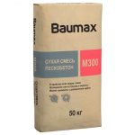 Сухая смесь Baumax М-300 Пескобетон 50 кг зимняя