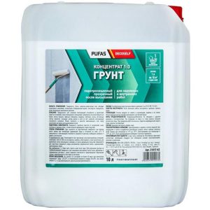 Грунт укрепляющий Pufas Decoself концентрат 1:3 морозостойкий 10 л