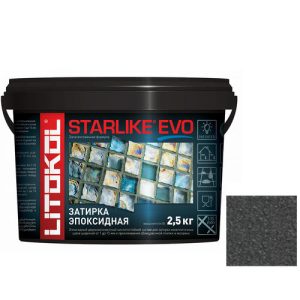 Затирка эпоксидная для швов Litokol Starlike Evo S.140 Nero Grafite 2,5 кг