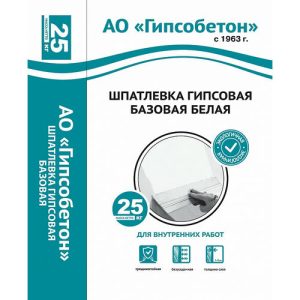 Шпаклевка гипсовая ВидАрт База Гипс белый 25кг