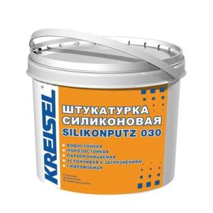 Декоративная штукатурка силиконовая Kreisel 030 SILIKONPUTZ "барашек" 1,5мм/2мм/3мм группа1 25кг позиция под заказ